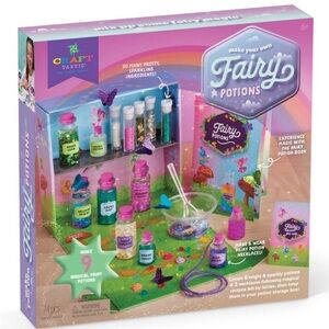 Brand NIB Craft-tastic – Fairy Potions Craft Kit – Make 9 Magical Fairy Potions